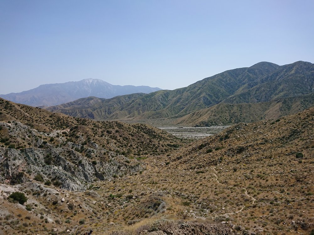  Looking back towards Mt San Jacinto.  