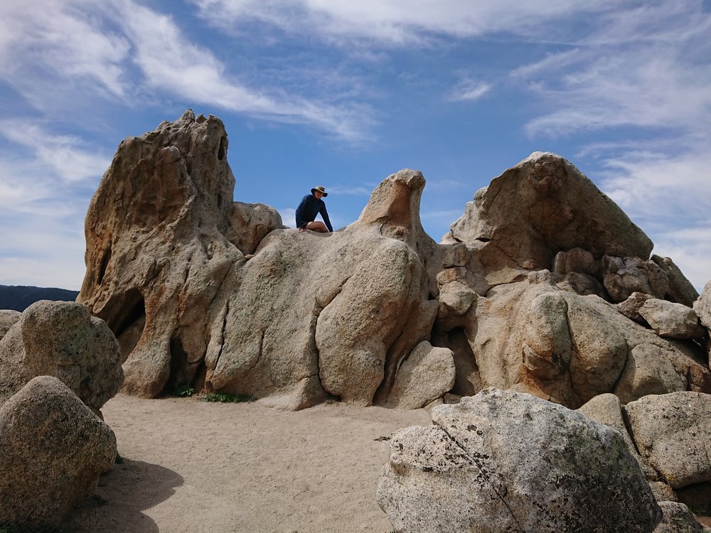  Sitting on the shoulder of the amazing Eagle Rock. 