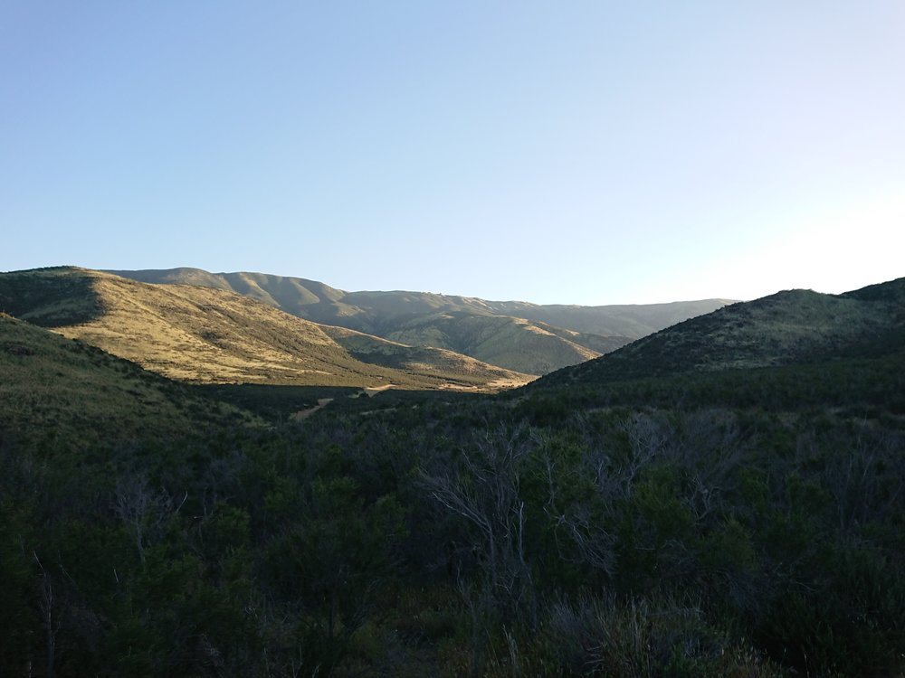  Beautiful green valley leaving Hiker Heaven 