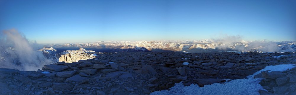  Panorama from the summit 