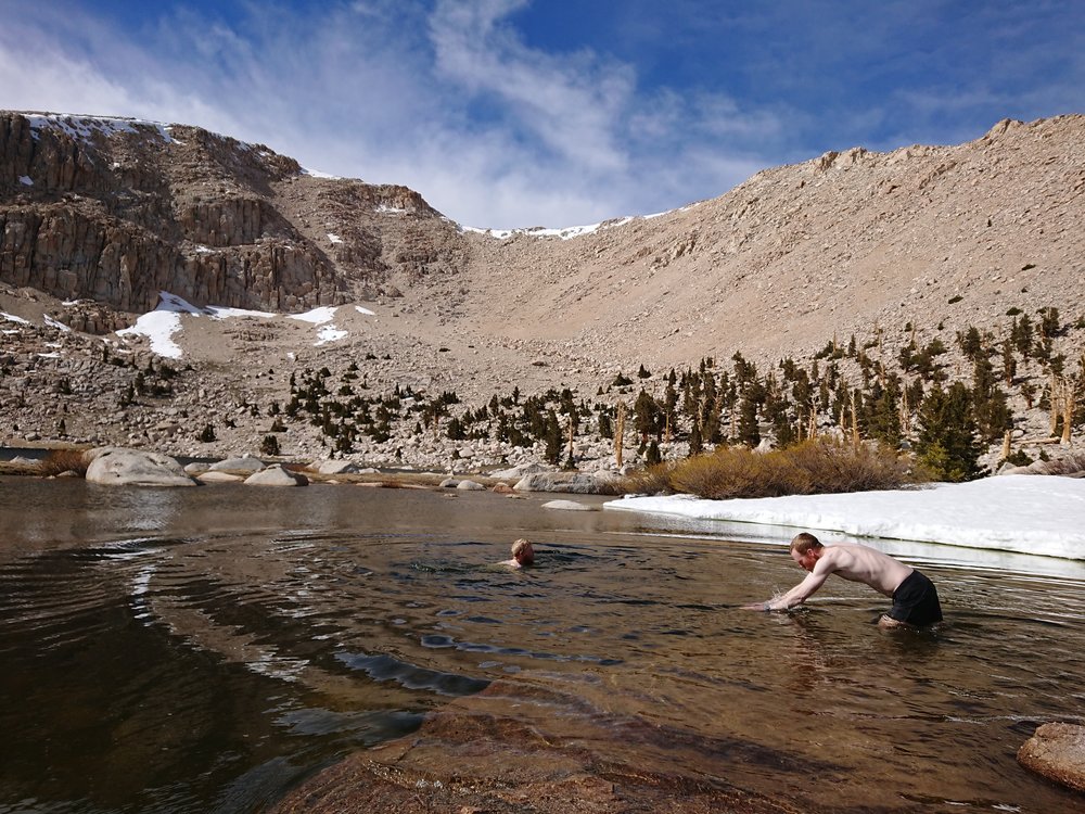  Diving in to the nice refreshing Chicken Spring Lake 