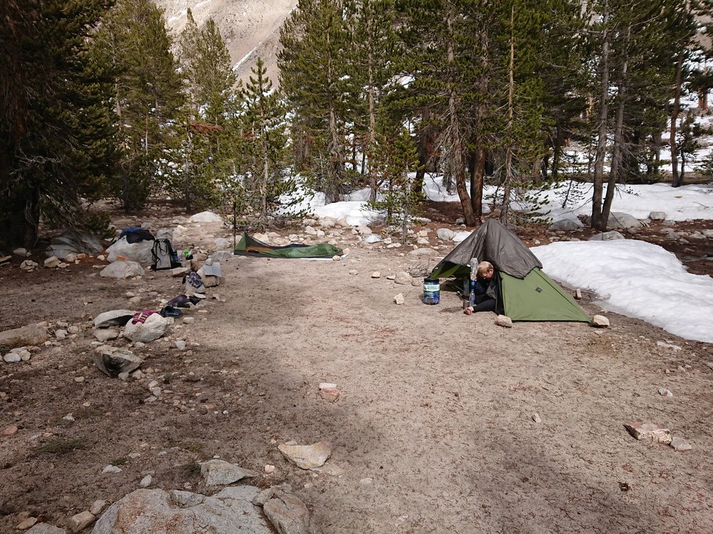  Our camp after our Mt Whitney summit 
