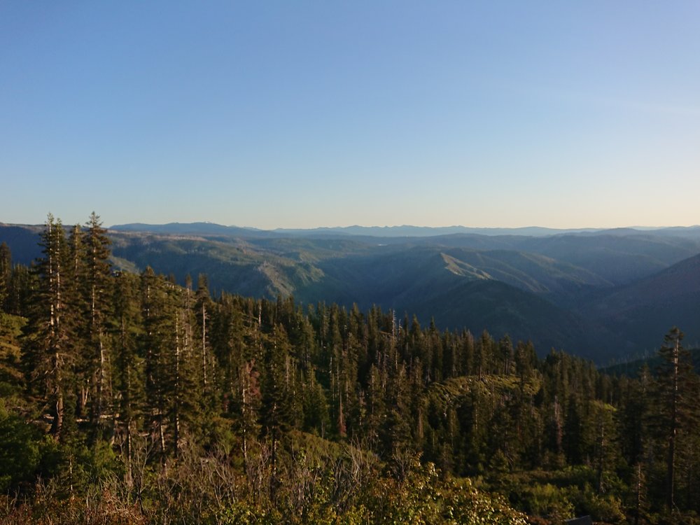  I had some nice views before starting the descent to Belden 