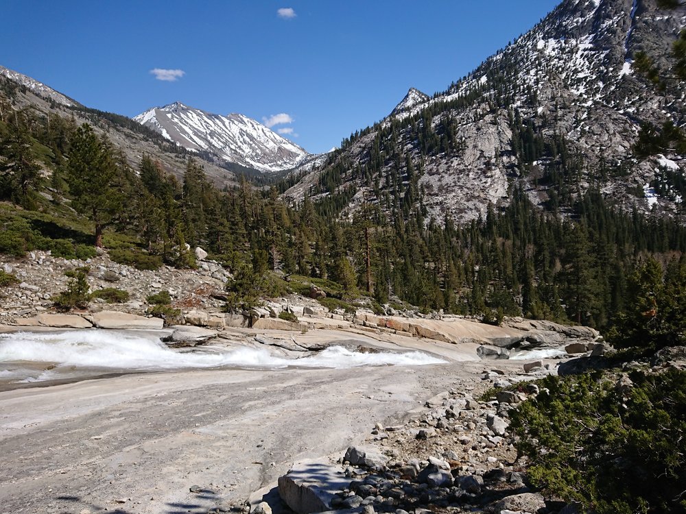  The rock waterslide we passed on the way to camp 