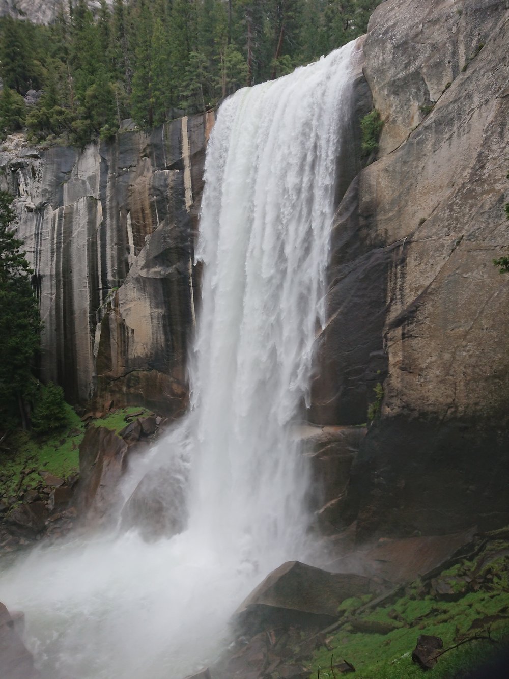  Vernal Falls also on the Mist Trail 