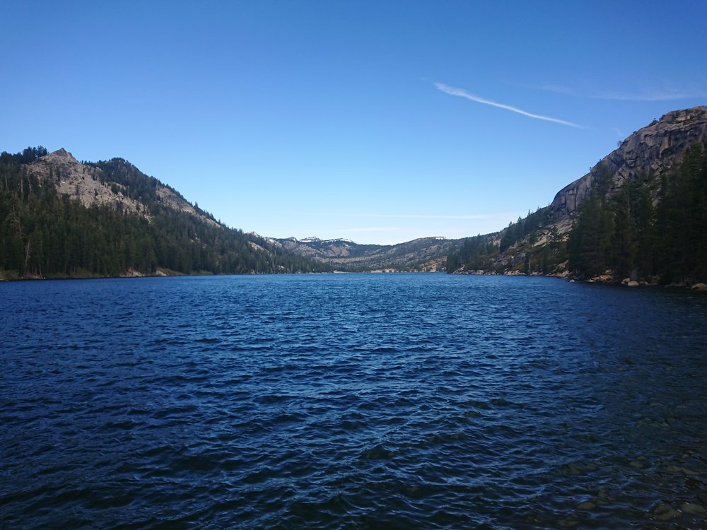  The beautiful Echo Lake which I passed just after leaving South Lake Tahoe 