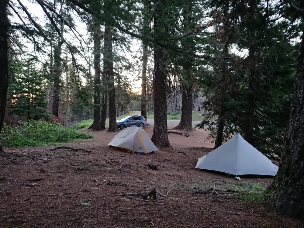  View from my camp in the morning, I was last to arrive and first to leave 