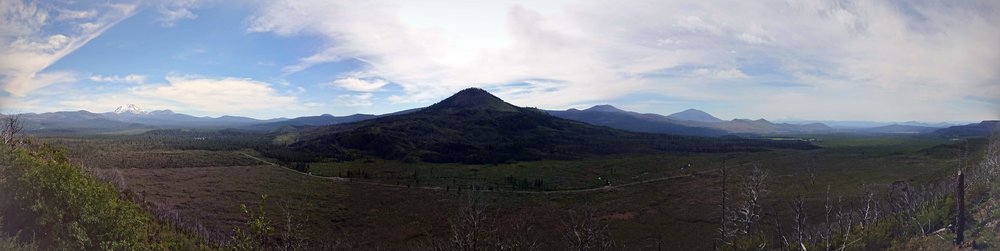  Hat Creek Rim had amazing views 