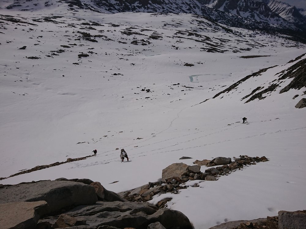  Climbing up the pass was quite the task and a few different strategies were employed 