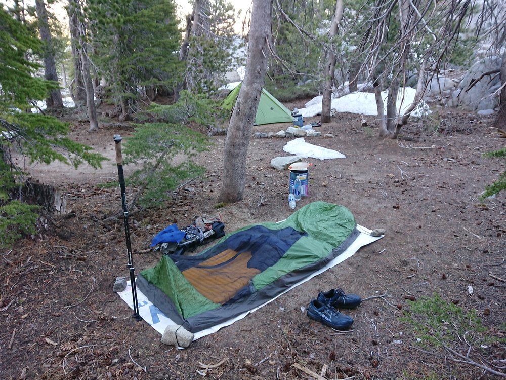 For the first time in a long time I did but setup my tarp as the weather was looking impeccable