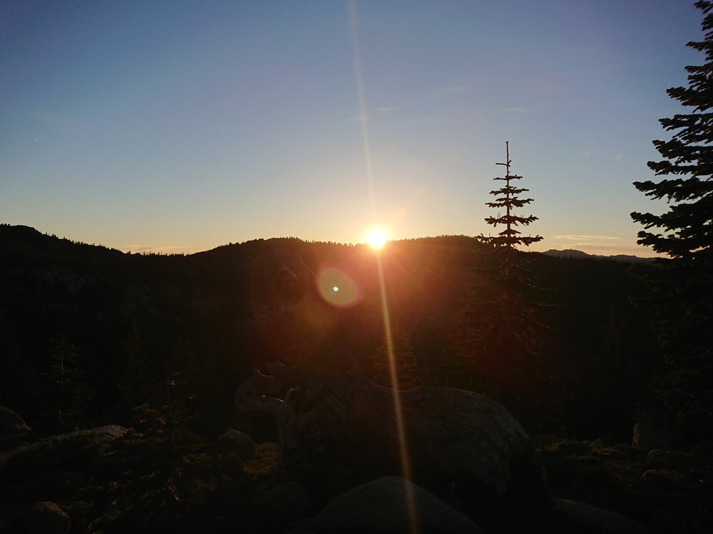  Sunset at camp 