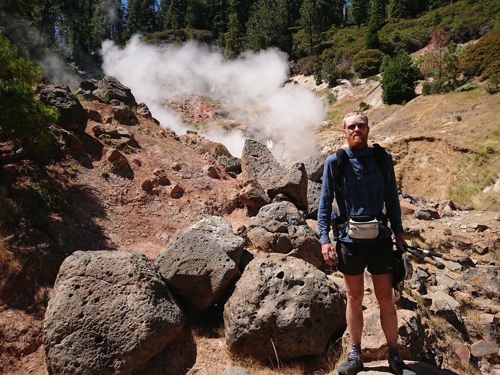  Men in front of the Terminal Geyser 