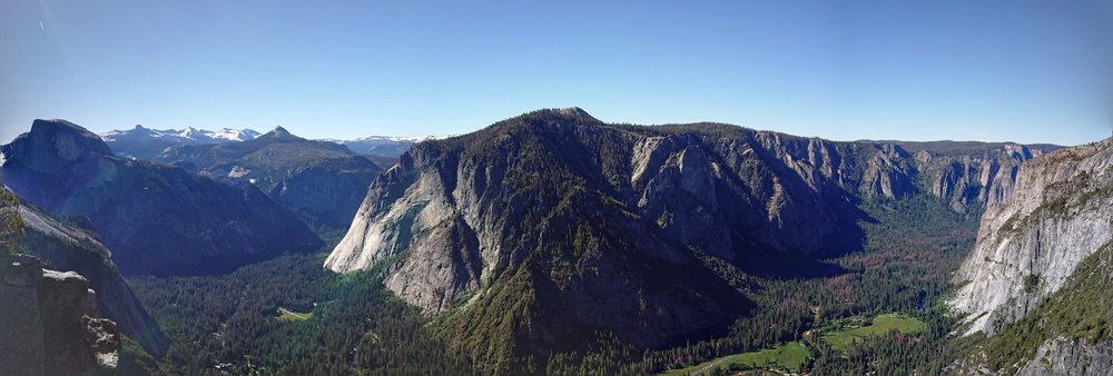 Panorama of the impressive view