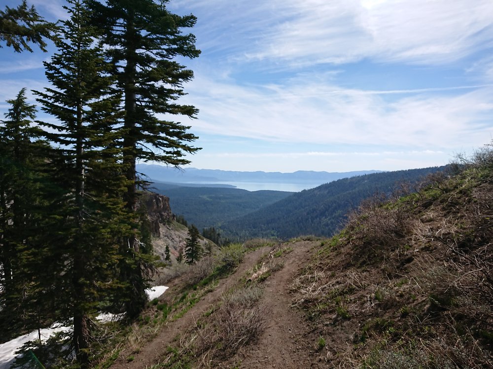  The day often offered beautiful views of Lake Tahoe 