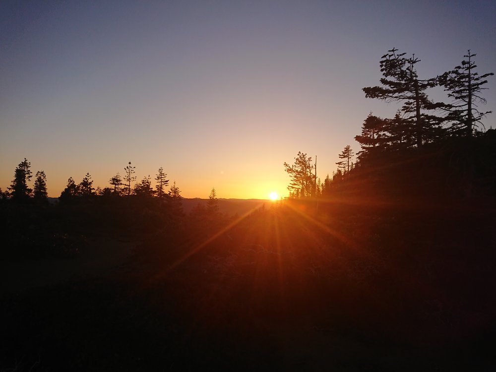  Beautiful sunrise from my camp 