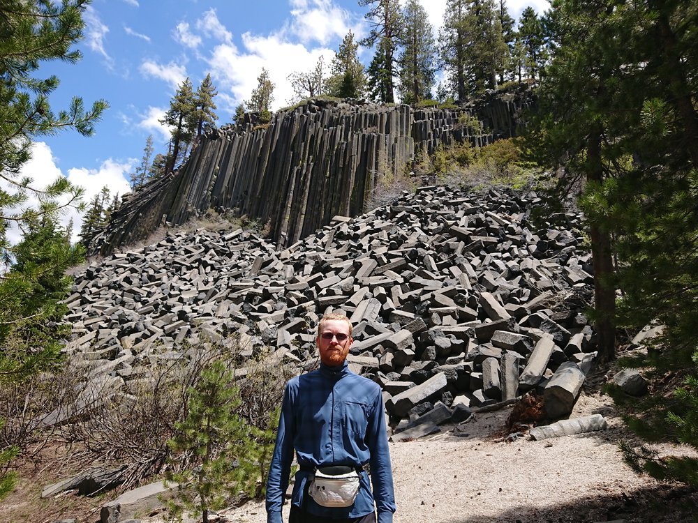  We took a small detour to see the Devils Postpile 