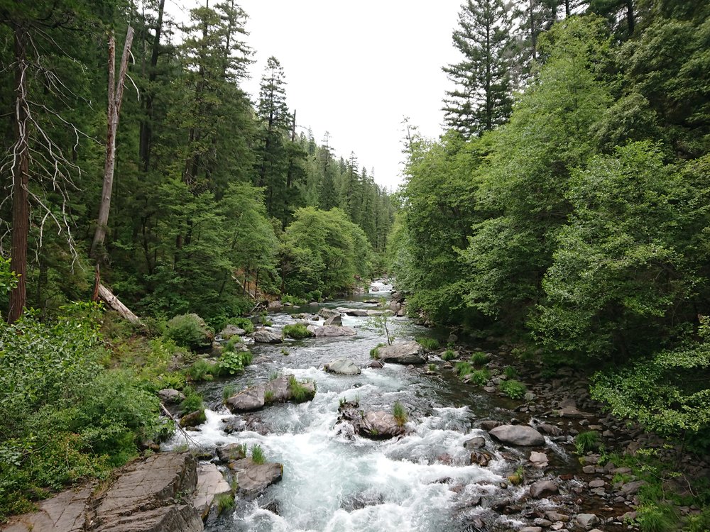  Squaw Valley Creek before the final climb to my campsite 