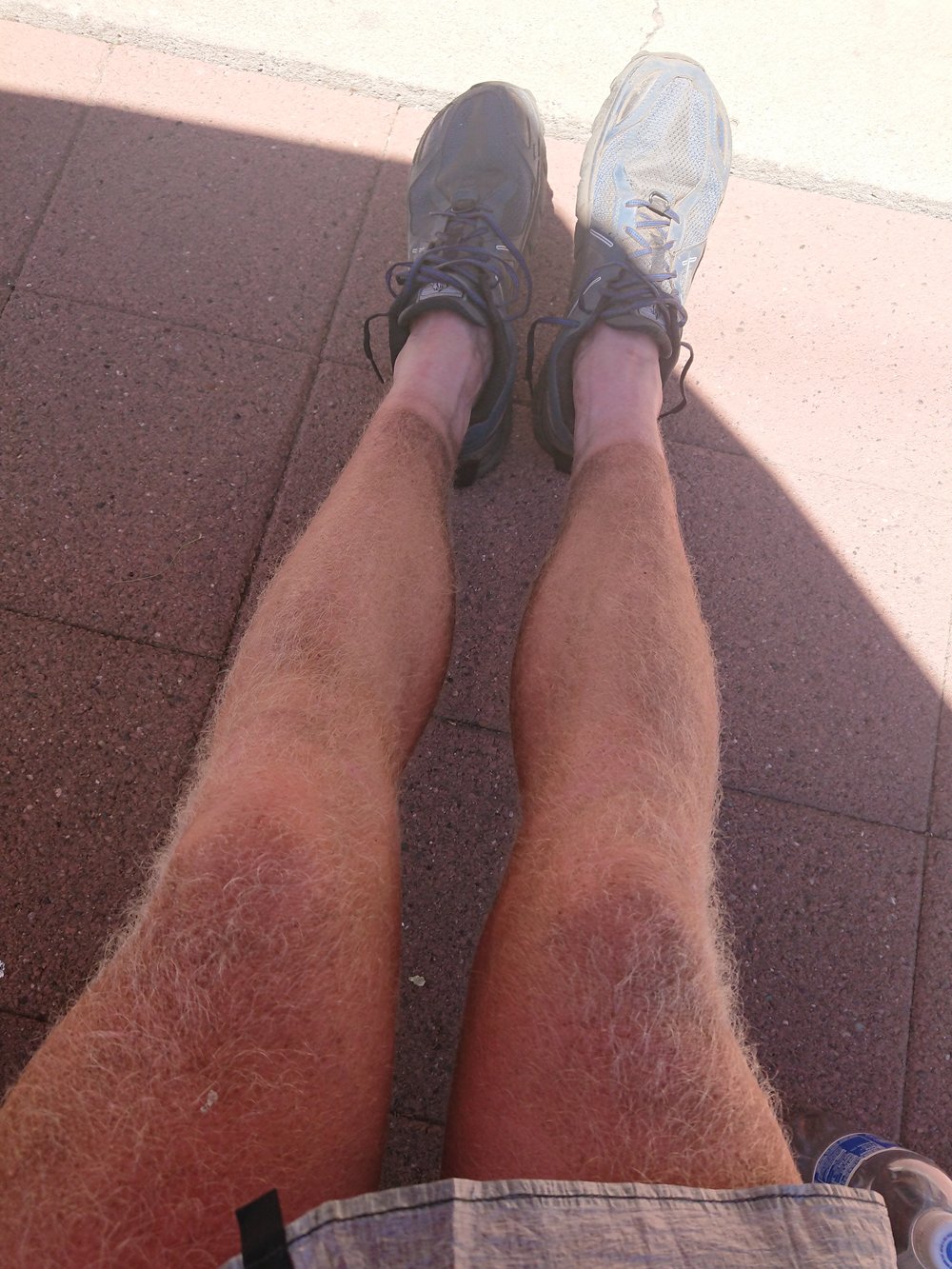  My legs are showing a bit of a hiker tan which is a mix of dirt and sun tan 