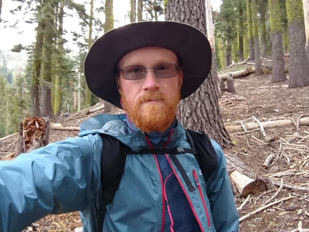Selfie in my rain gear