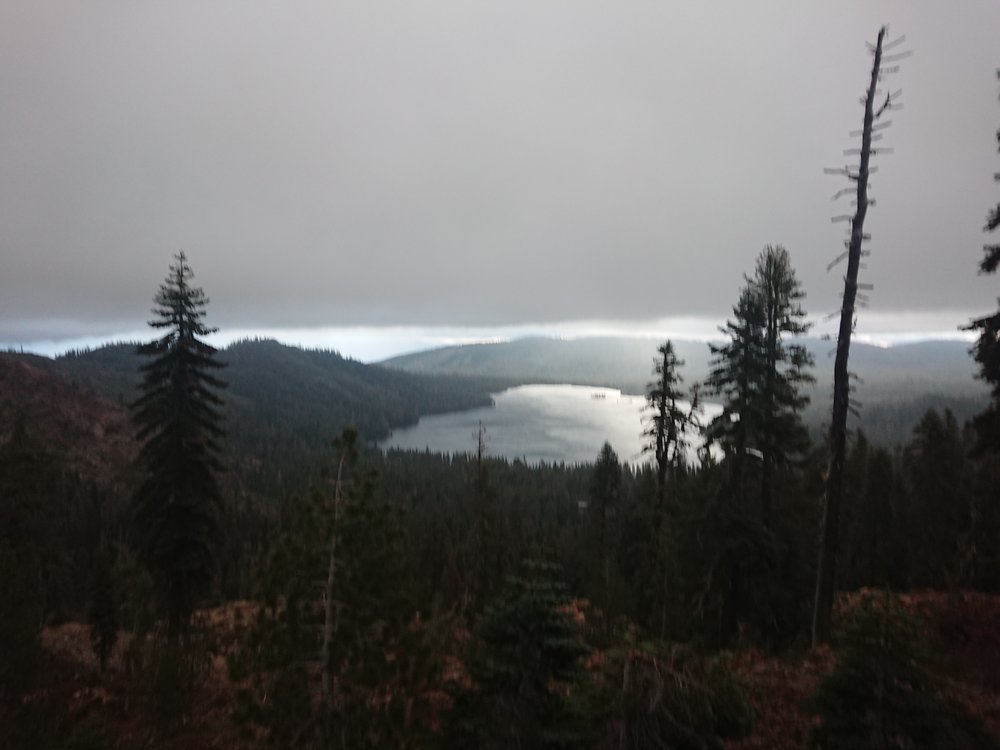 I finally got below the clouds and could see something