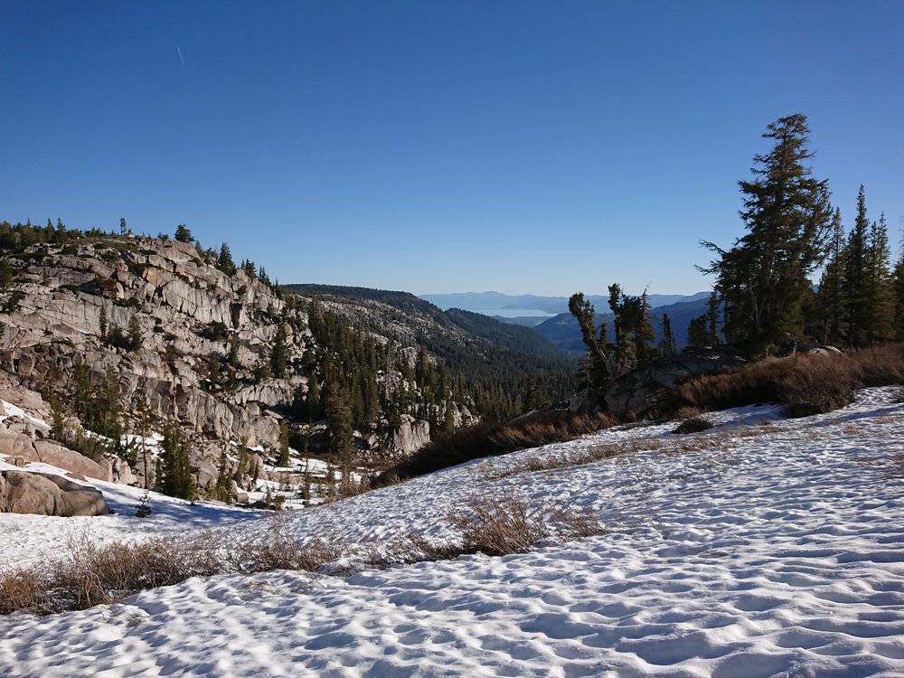  There was still plenty of snow to cover in the later part of the day 