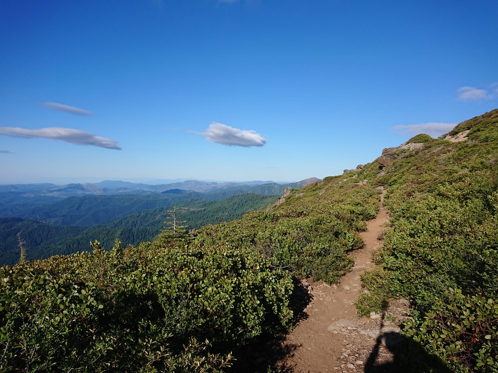  Not all the trail was in forest sometimes I had good views to the South 