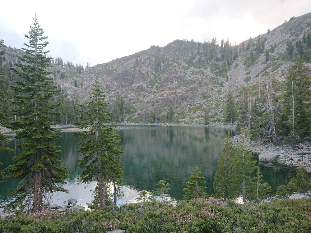  Porcupine Lake where I camped 