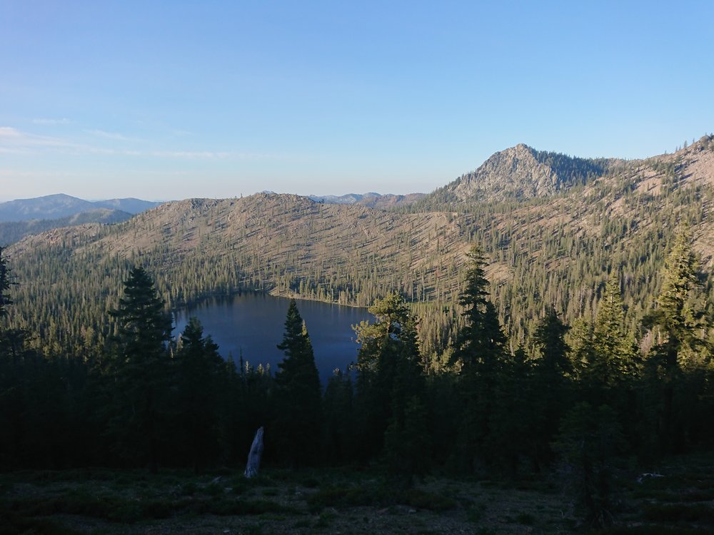  This section in the Trinity Alps pass a lot of lakes 