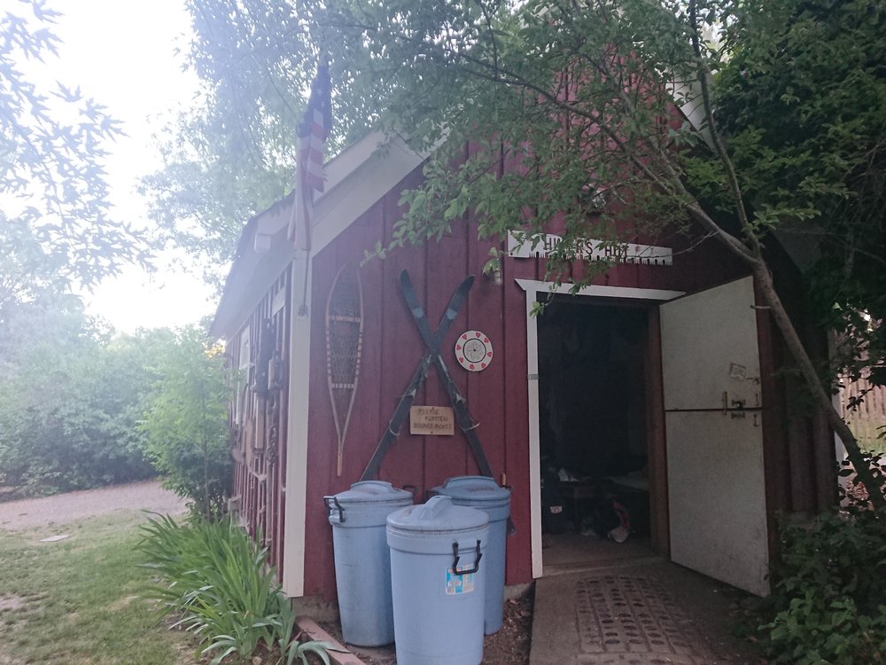 The hut I stayed in