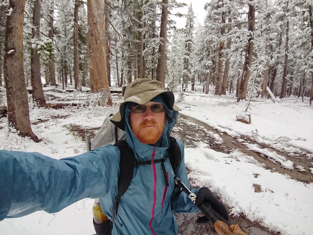  Selfie with the fresh snow 