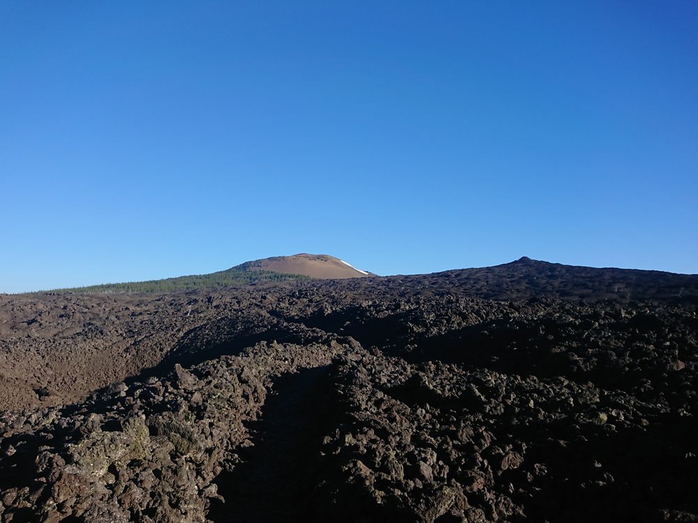  I had to cross a massive lava field today 