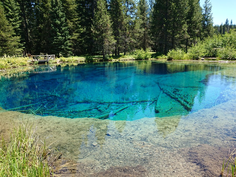  Little Crater Lake was quite the beautiful sight 