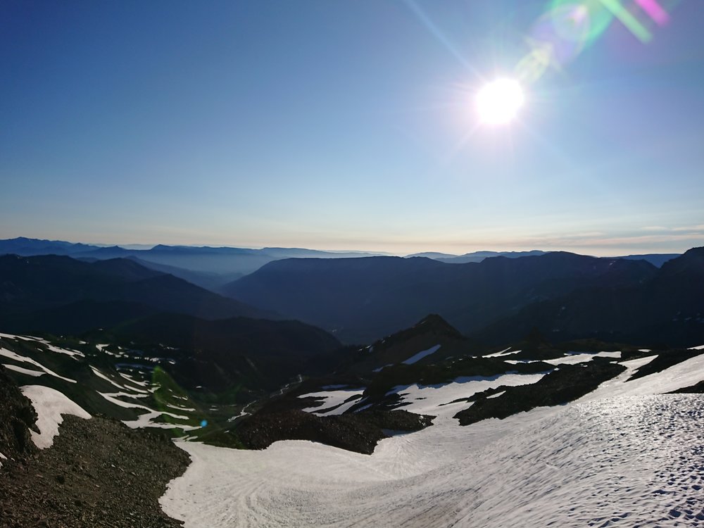  Looking to the east from Knife&rsquo;s Edge 