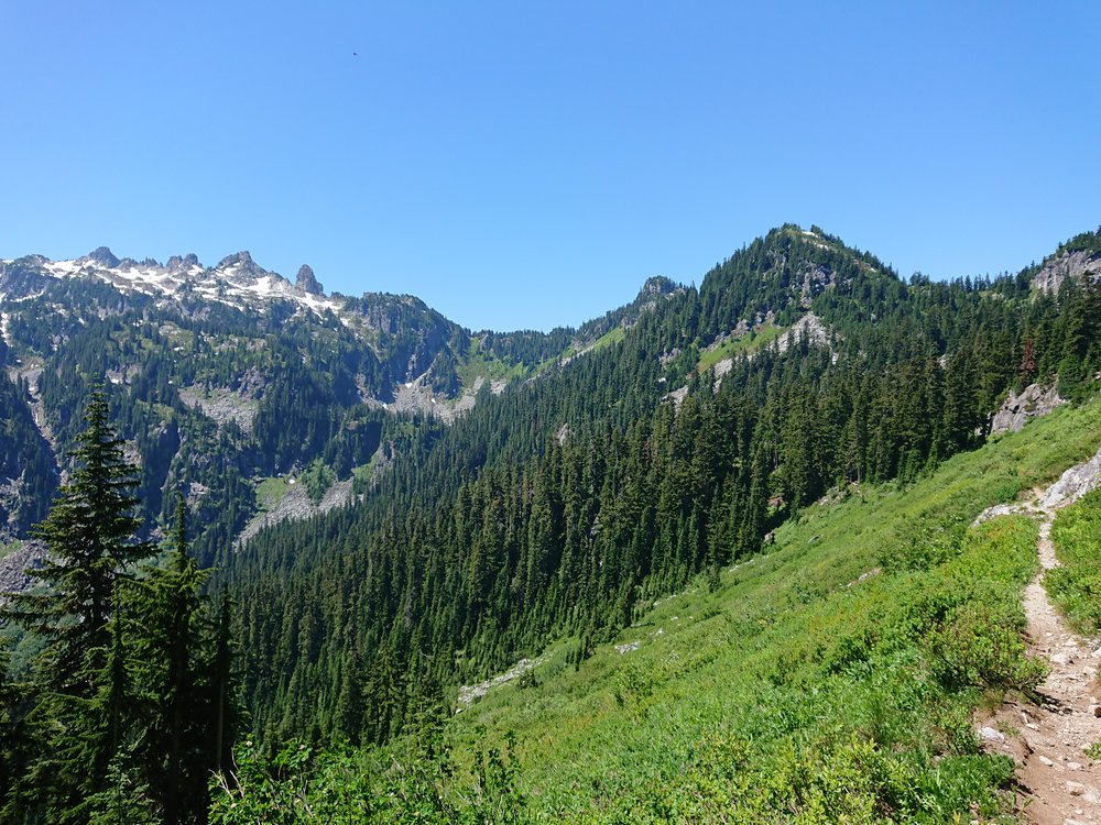  Nice open view of a ridge 