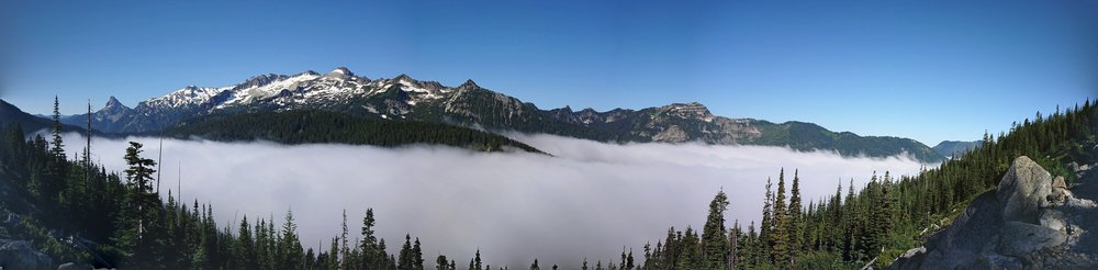  Low lying clouds provide cool views at times 