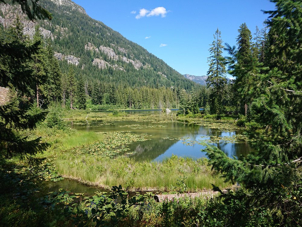  Another beautiful lake near the trail 