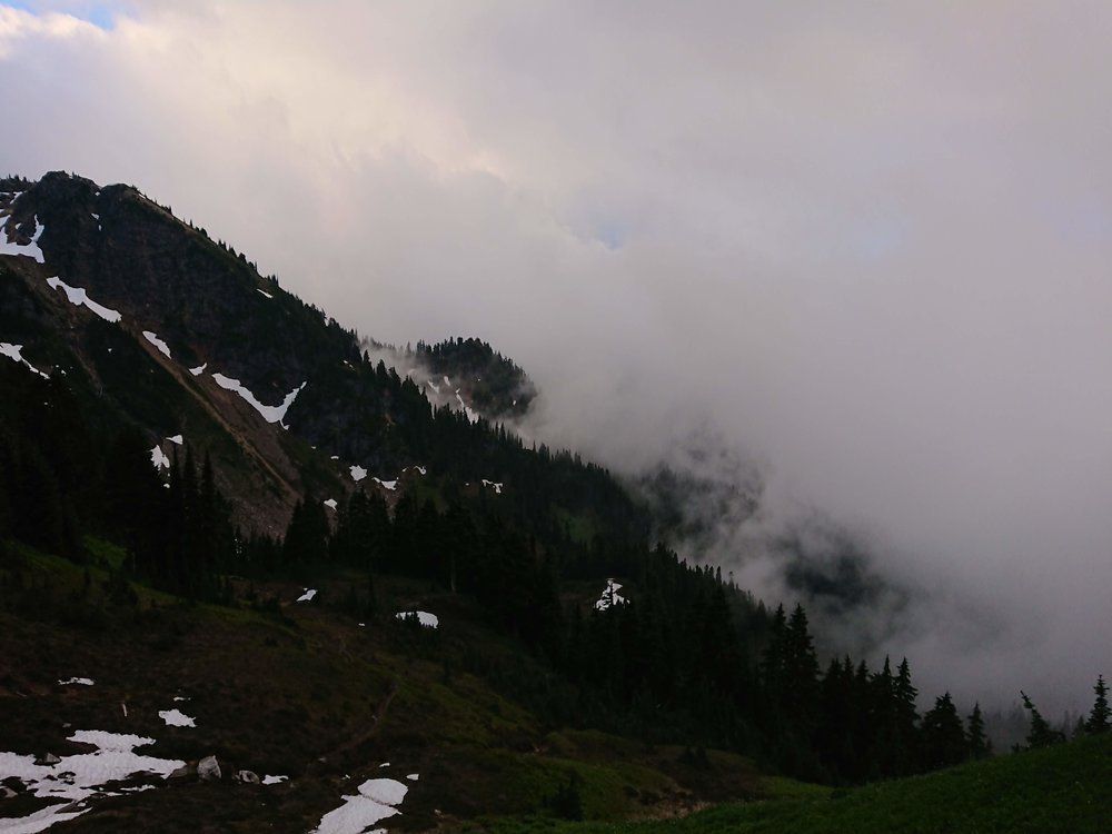  Dramatic clouds early in the day 