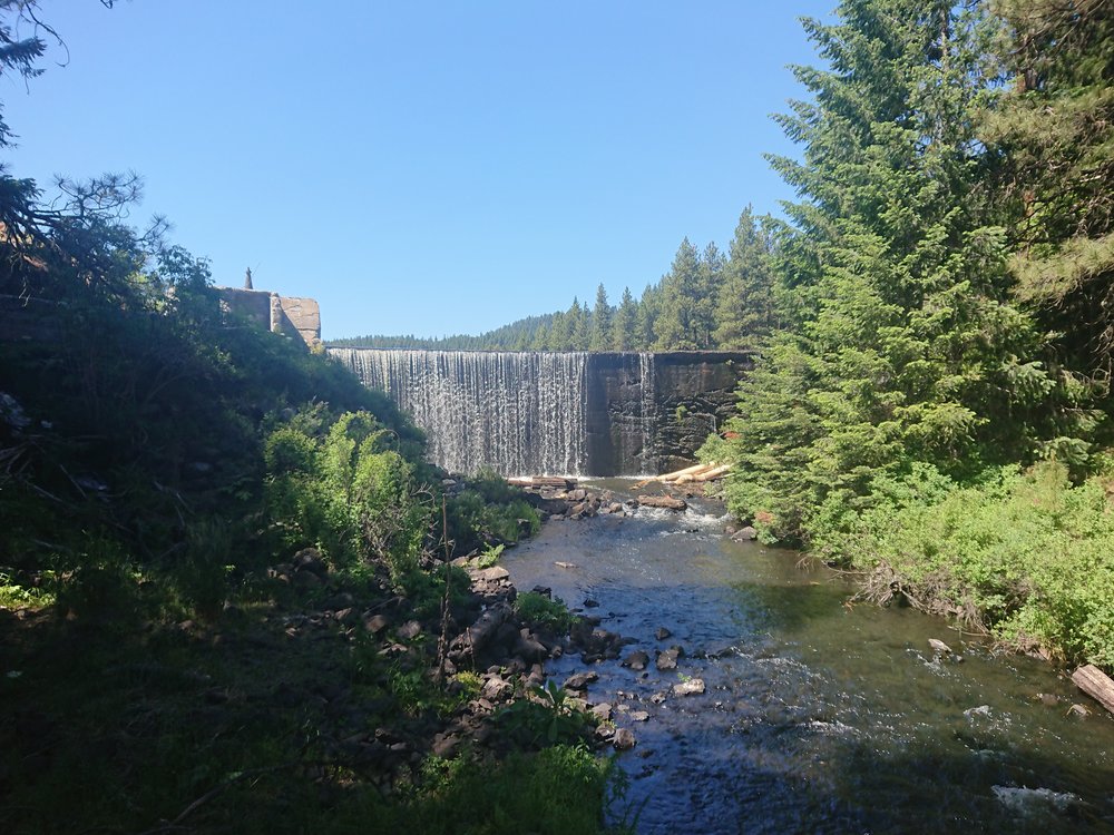  A dam I passed at the end of the day 