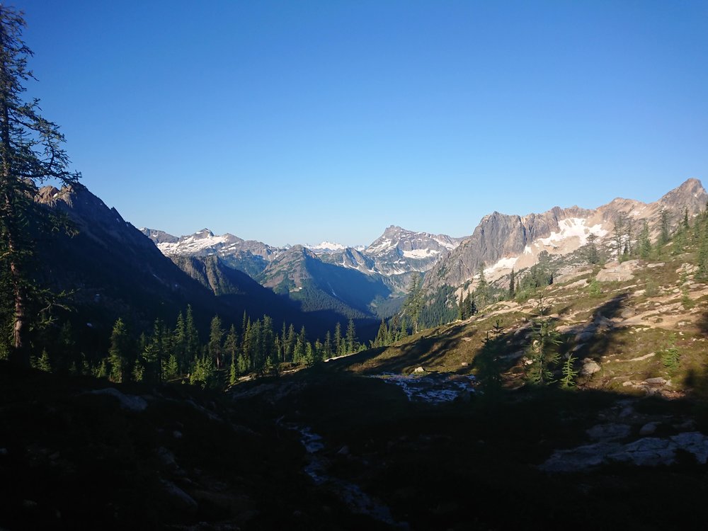  So many pretty mountains on this trail 