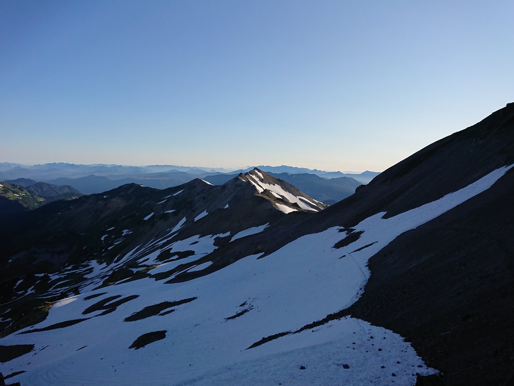  Looking at the stock route which runs much lower than the hiker route 