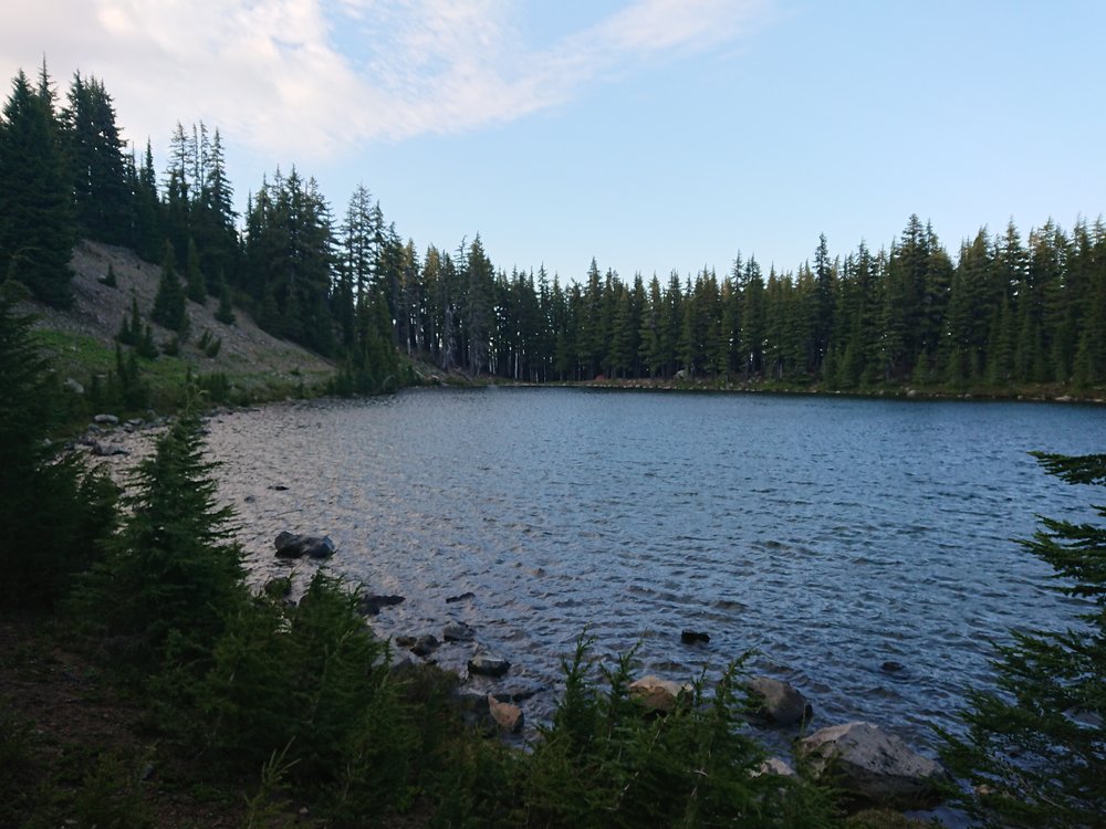  Rockpile Lake where I camped 