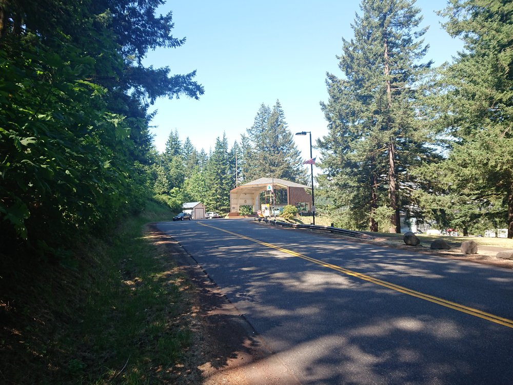  My first view of the southern end of Bridge of Gods 